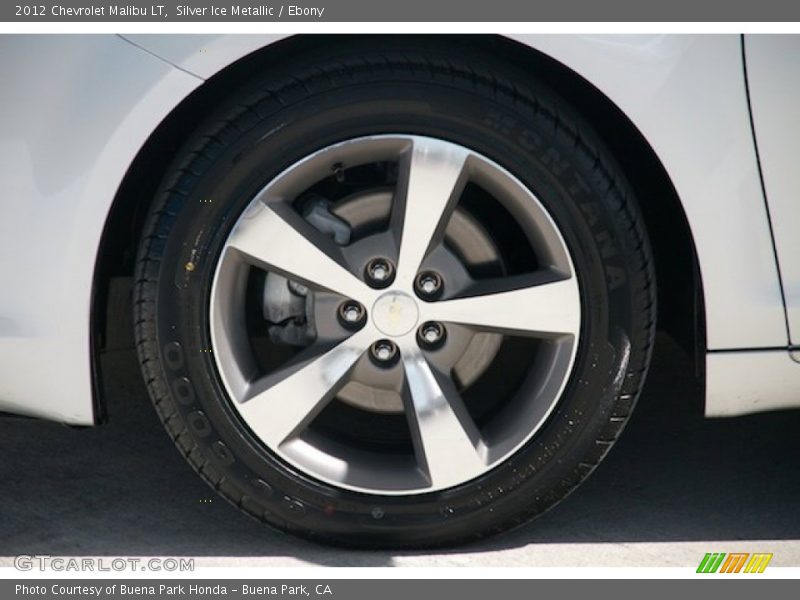 Silver Ice Metallic / Ebony 2012 Chevrolet Malibu LT