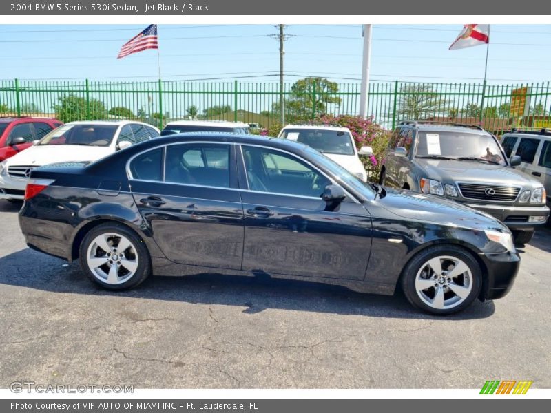 Jet Black / Black 2004 BMW 5 Series 530i Sedan