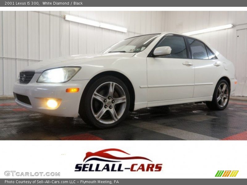 White Diamond / Black 2001 Lexus IS 300