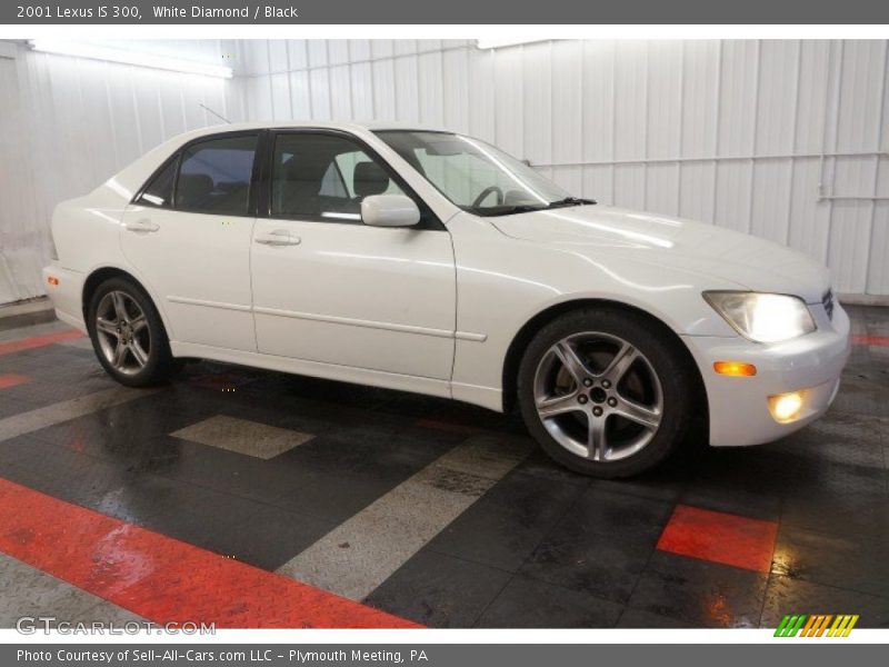 White Diamond / Black 2001 Lexus IS 300