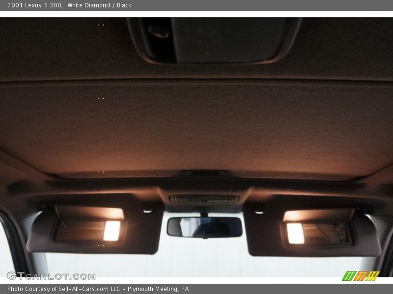 White Diamond / Black 2001 Lexus IS 300