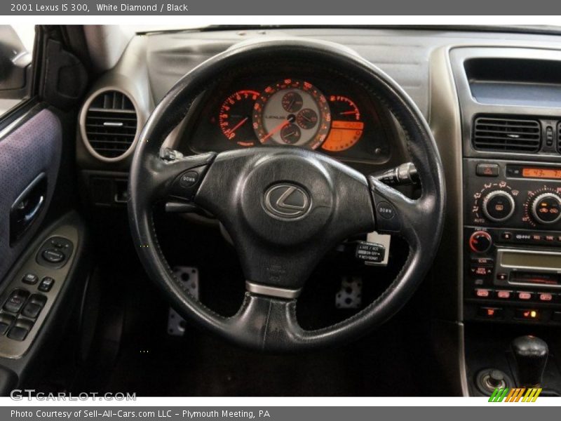 White Diamond / Black 2001 Lexus IS 300