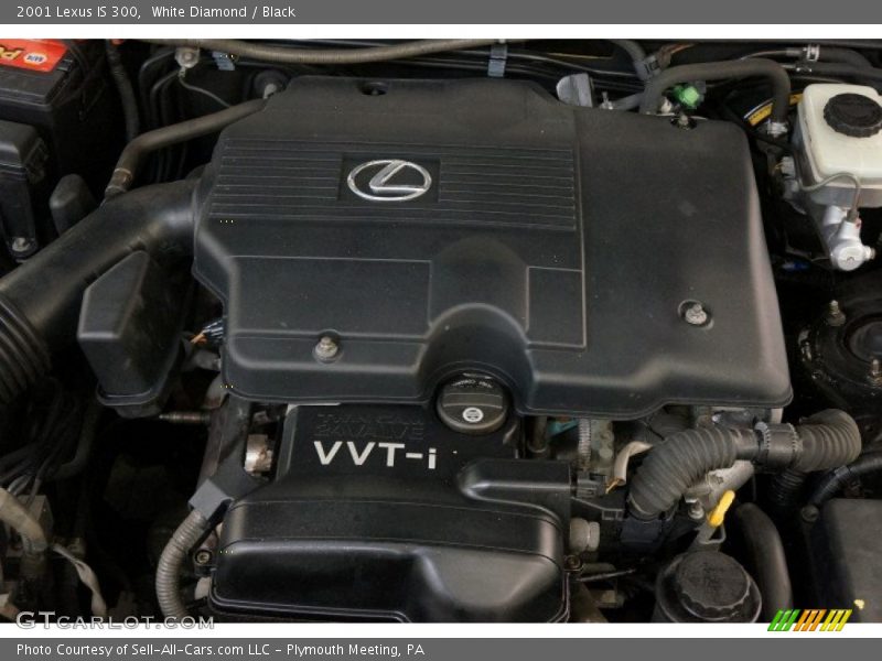 White Diamond / Black 2001 Lexus IS 300