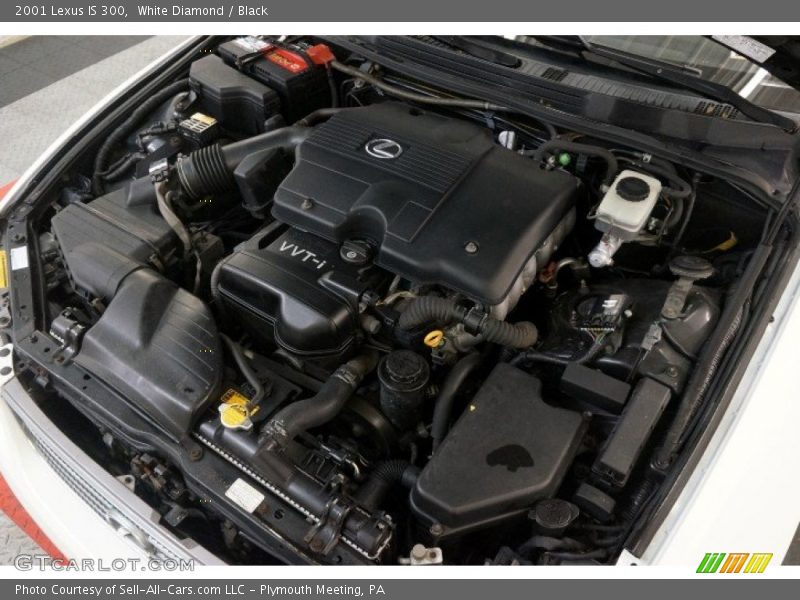 White Diamond / Black 2001 Lexus IS 300