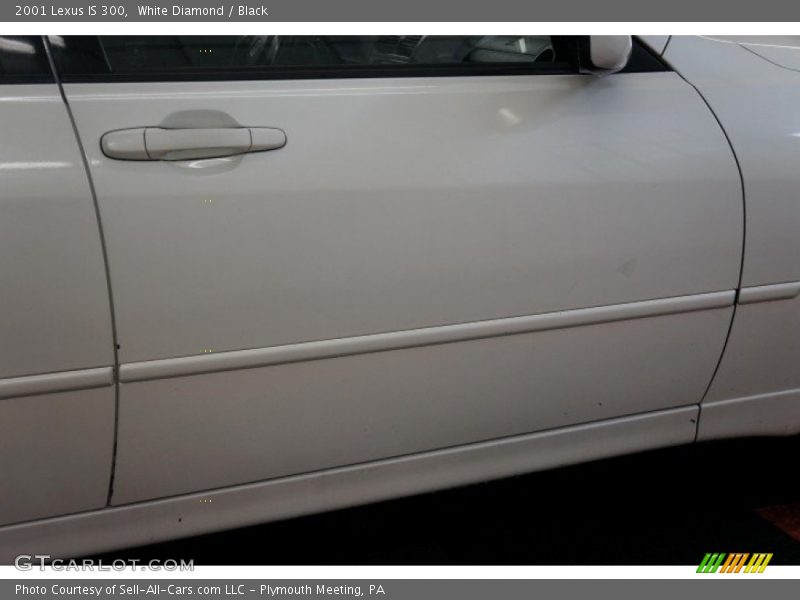 White Diamond / Black 2001 Lexus IS 300