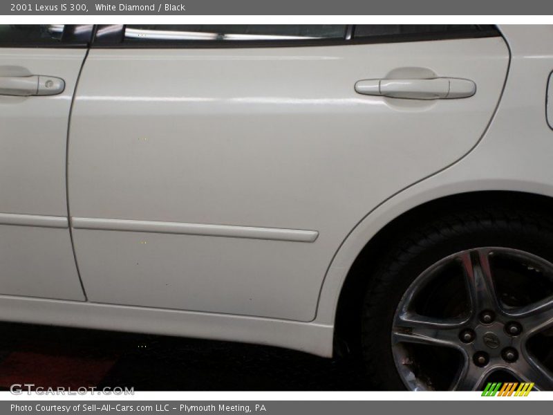 White Diamond / Black 2001 Lexus IS 300