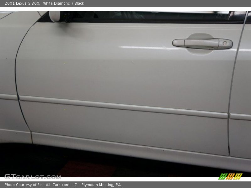 White Diamond / Black 2001 Lexus IS 300