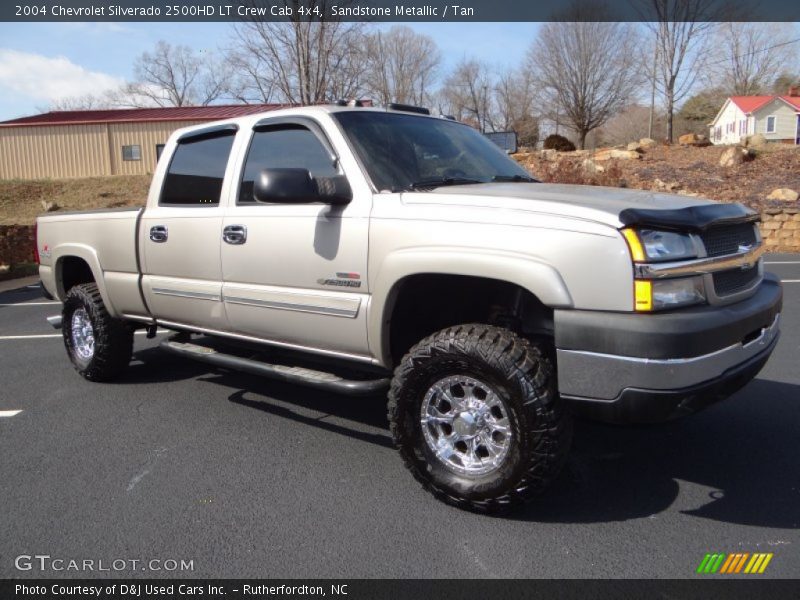 Sandstone Metallic / Tan 2004 Chevrolet Silverado 2500HD LT Crew Cab 4x4