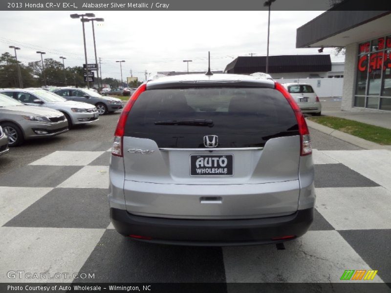 Alabaster Silver Metallic / Gray 2013 Honda CR-V EX-L
