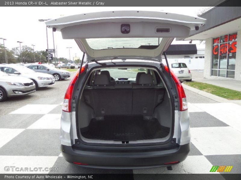 Alabaster Silver Metallic / Gray 2013 Honda CR-V EX-L