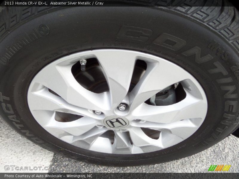 Alabaster Silver Metallic / Gray 2013 Honda CR-V EX-L