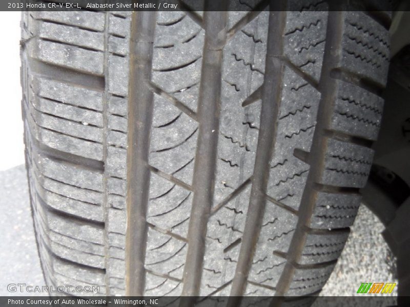 Alabaster Silver Metallic / Gray 2013 Honda CR-V EX-L