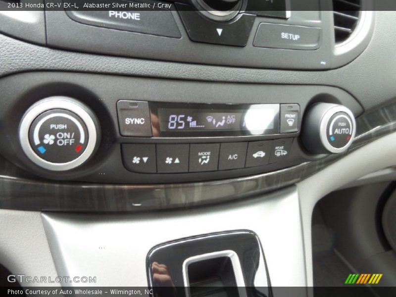Alabaster Silver Metallic / Gray 2013 Honda CR-V EX-L