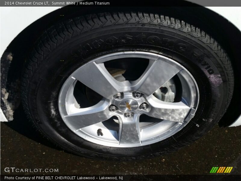 Summit White / Medium Titanium 2014 Chevrolet Cruze LT