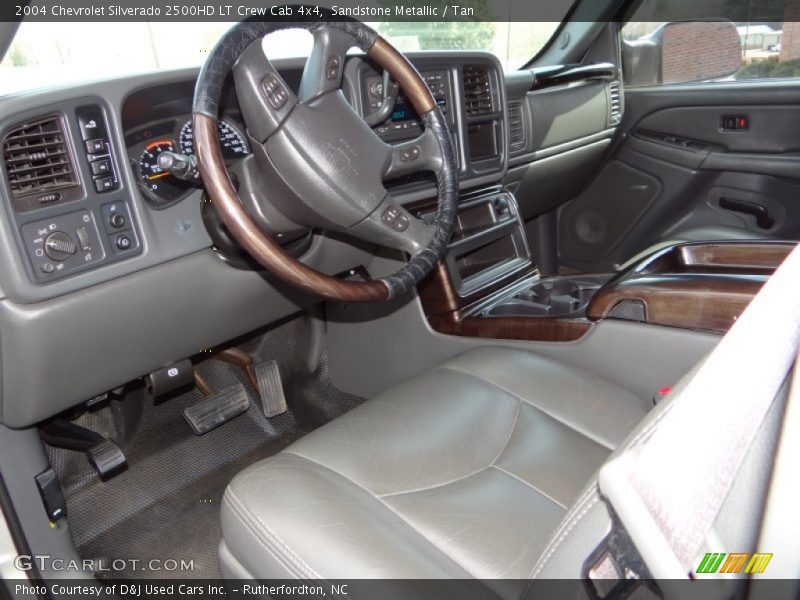  2004 Silverado 2500HD LT Crew Cab 4x4 Tan Interior