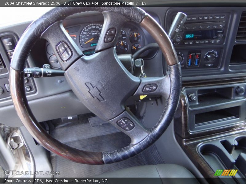 Sandstone Metallic / Tan 2004 Chevrolet Silverado 2500HD LT Crew Cab 4x4