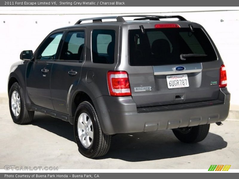 Sterling Grey Metallic / Charcoal Black 2011 Ford Escape Limited V6