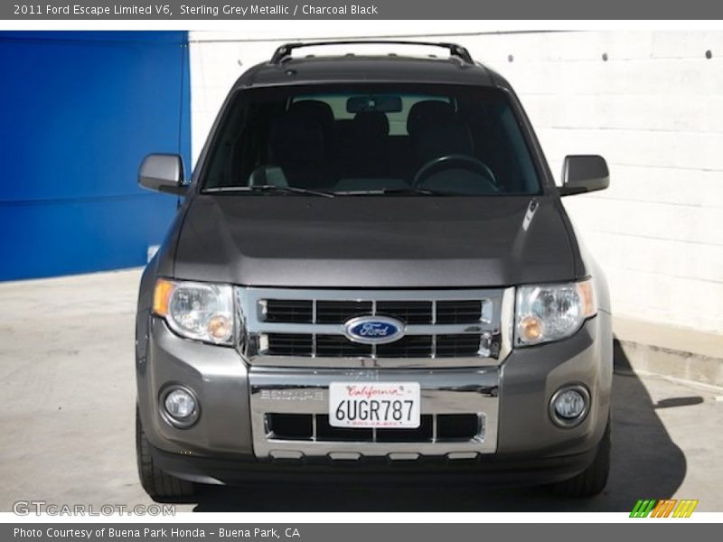 Sterling Grey Metallic / Charcoal Black 2011 Ford Escape Limited V6