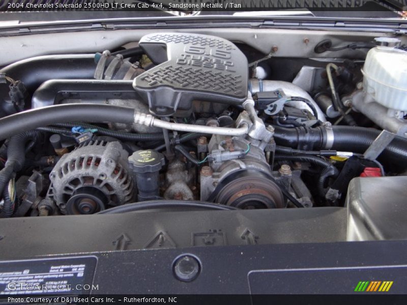 Sandstone Metallic / Tan 2004 Chevrolet Silverado 2500HD LT Crew Cab 4x4
