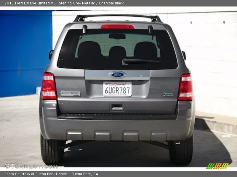 Sterling Grey Metallic / Charcoal Black 2011 Ford Escape Limited V6