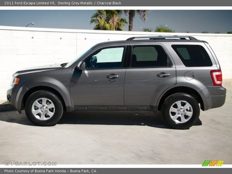 Sterling Grey Metallic / Charcoal Black 2011 Ford Escape Limited V6
