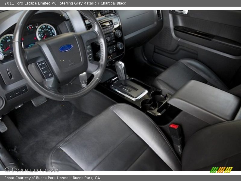 Sterling Grey Metallic / Charcoal Black 2011 Ford Escape Limited V6