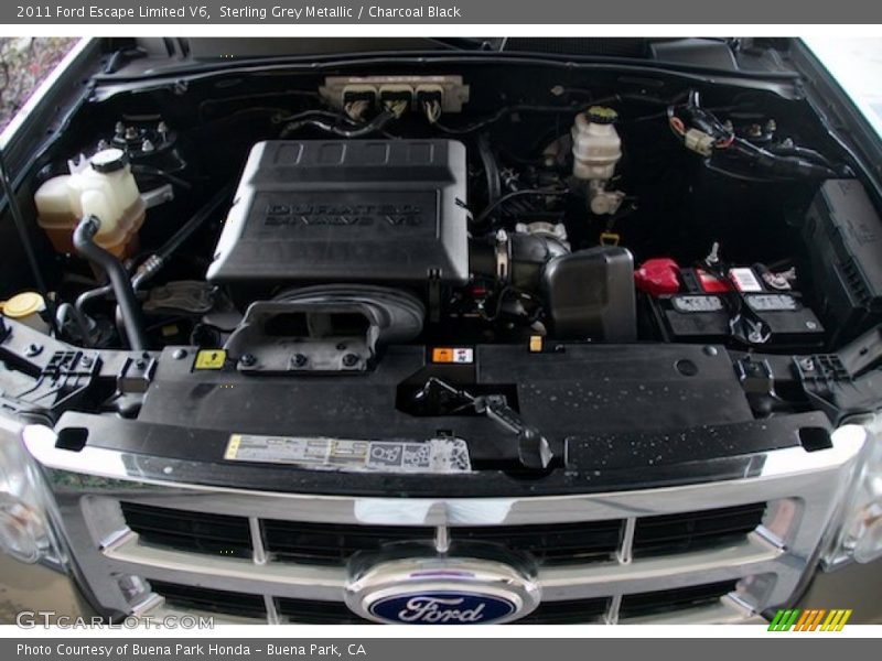 Sterling Grey Metallic / Charcoal Black 2011 Ford Escape Limited V6