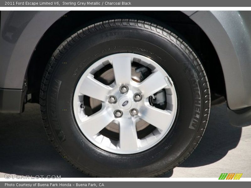 Sterling Grey Metallic / Charcoal Black 2011 Ford Escape Limited V6