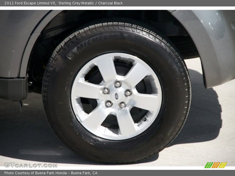 Sterling Grey Metallic / Charcoal Black 2011 Ford Escape Limited V6