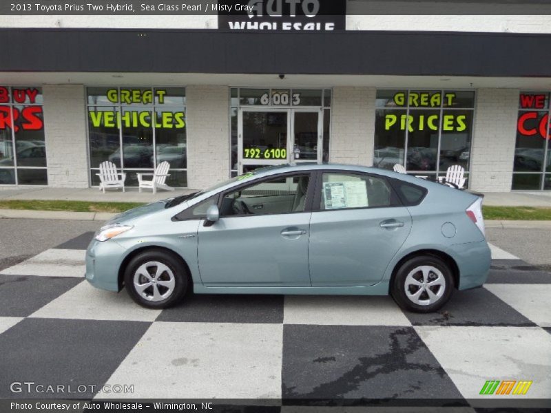 Sea Glass Pearl / Misty Gray 2013 Toyota Prius Two Hybrid