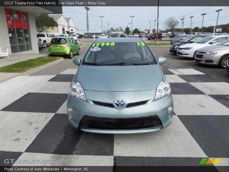 Sea Glass Pearl / Misty Gray 2013 Toyota Prius Two Hybrid