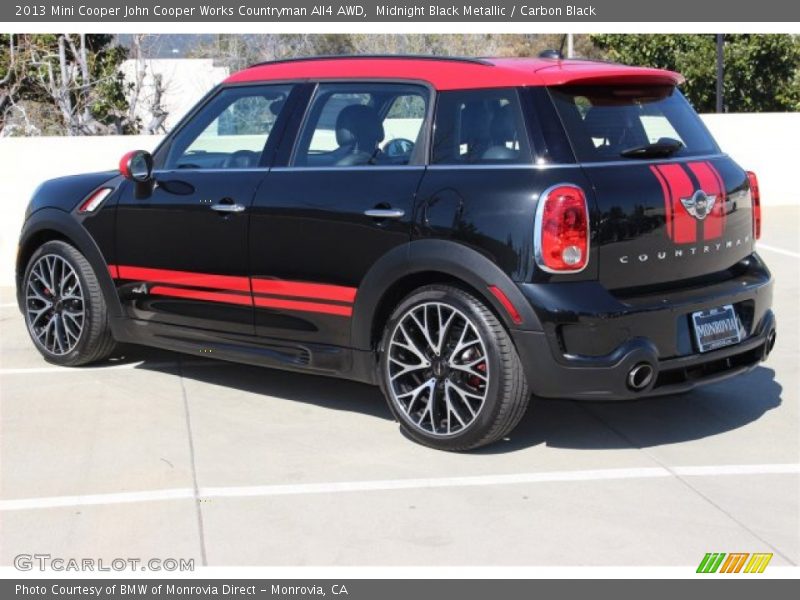 Midnight Black Metallic / Carbon Black 2013 Mini Cooper John Cooper Works Countryman All4 AWD