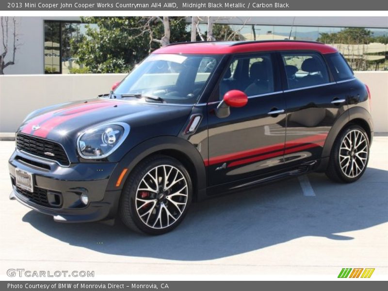 Midnight Black Metallic / Carbon Black 2013 Mini Cooper John Cooper Works Countryman All4 AWD