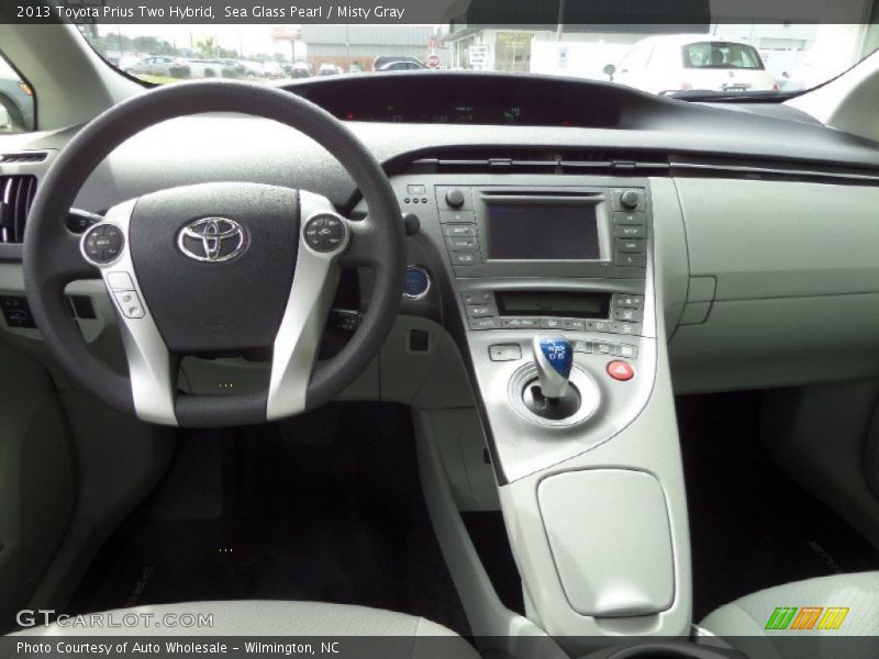 Sea Glass Pearl / Misty Gray 2013 Toyota Prius Two Hybrid