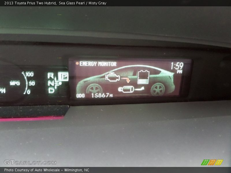 Sea Glass Pearl / Misty Gray 2013 Toyota Prius Two Hybrid