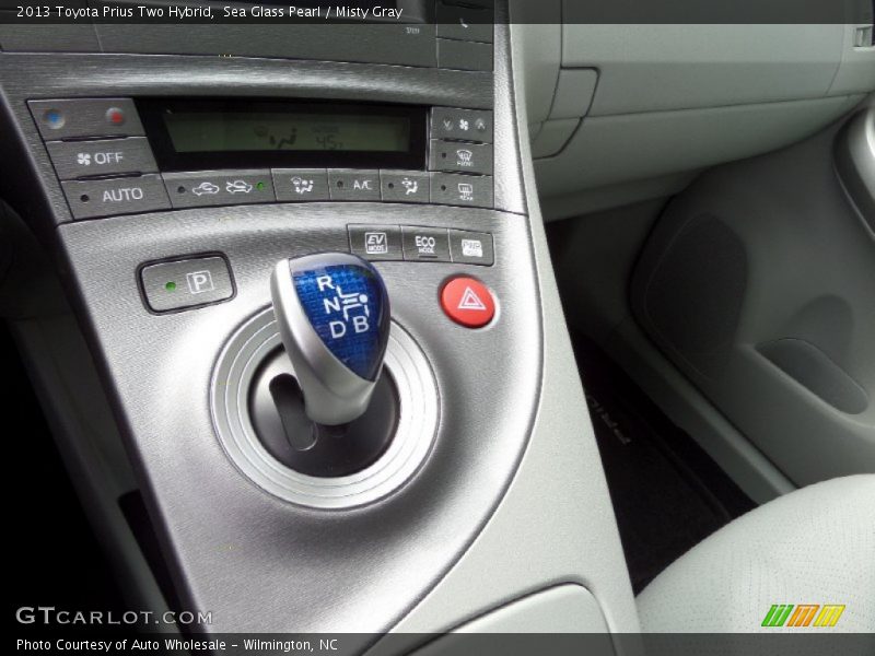 Sea Glass Pearl / Misty Gray 2013 Toyota Prius Two Hybrid