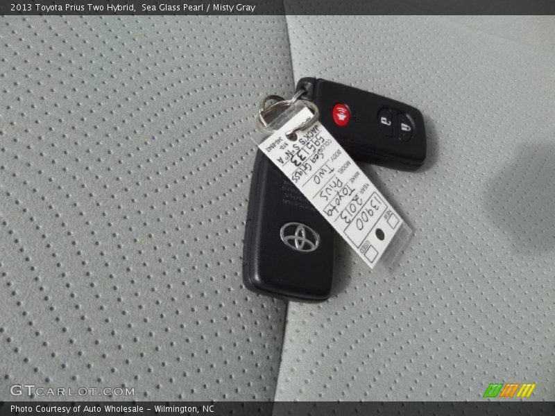 Sea Glass Pearl / Misty Gray 2013 Toyota Prius Two Hybrid