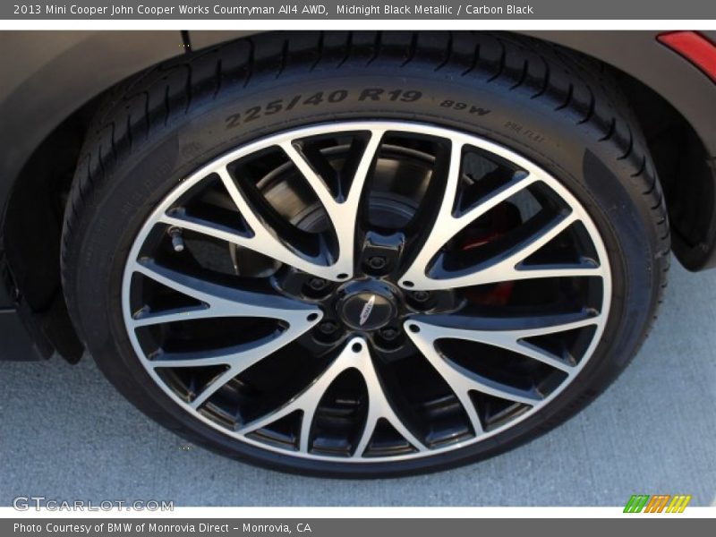 Midnight Black Metallic / Carbon Black 2013 Mini Cooper John Cooper Works Countryman All4 AWD