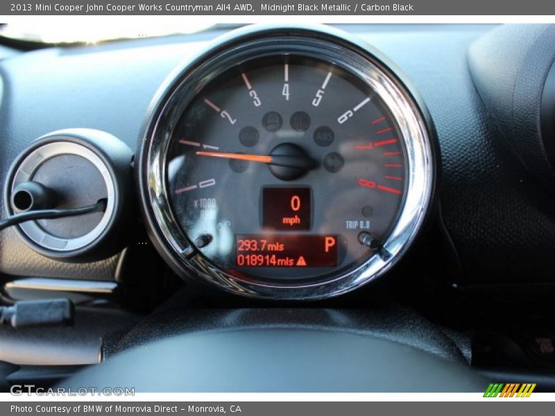 Midnight Black Metallic / Carbon Black 2013 Mini Cooper John Cooper Works Countryman All4 AWD