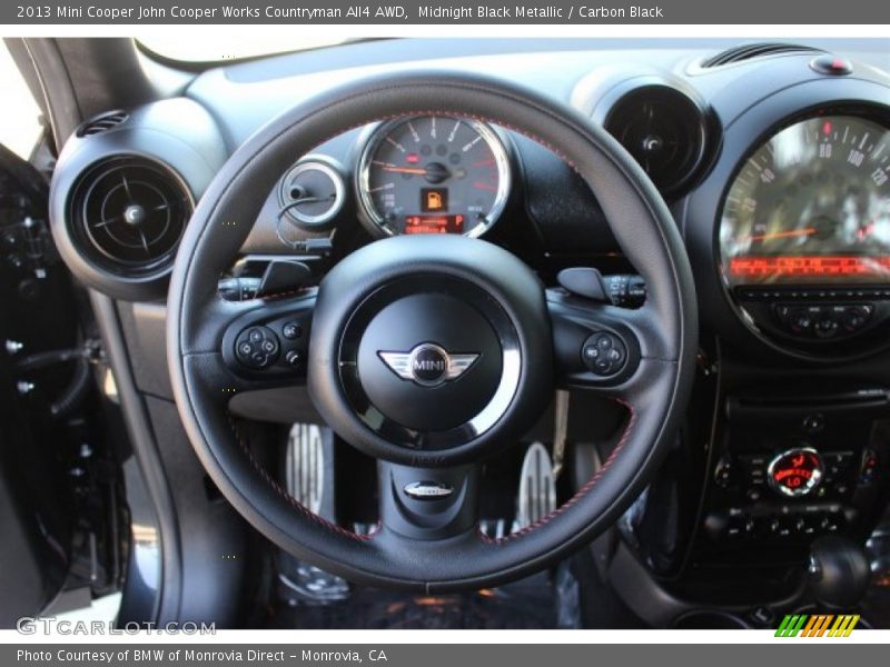 Midnight Black Metallic / Carbon Black 2013 Mini Cooper John Cooper Works Countryman All4 AWD