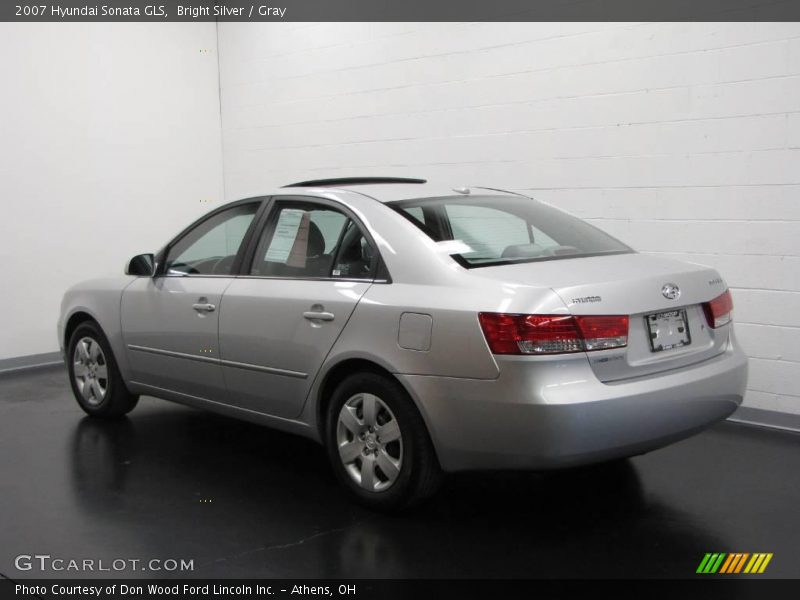 Bright Silver / Gray 2007 Hyundai Sonata GLS
