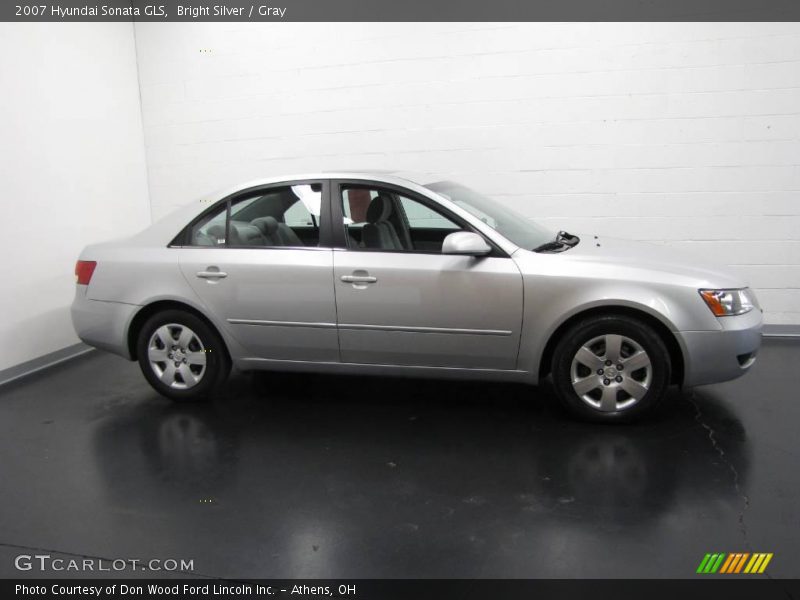Bright Silver / Gray 2007 Hyundai Sonata GLS