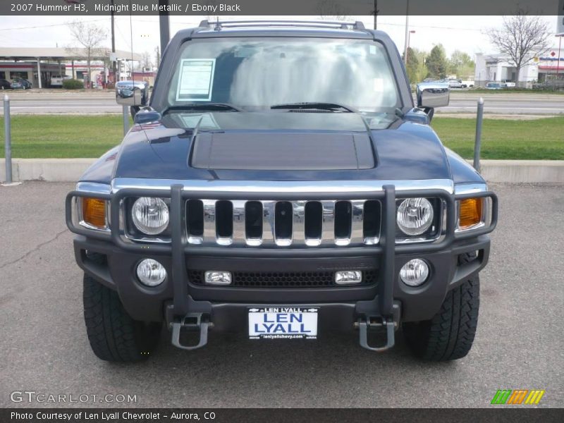 Midnight Blue Metallic / Ebony Black 2007 Hummer H3