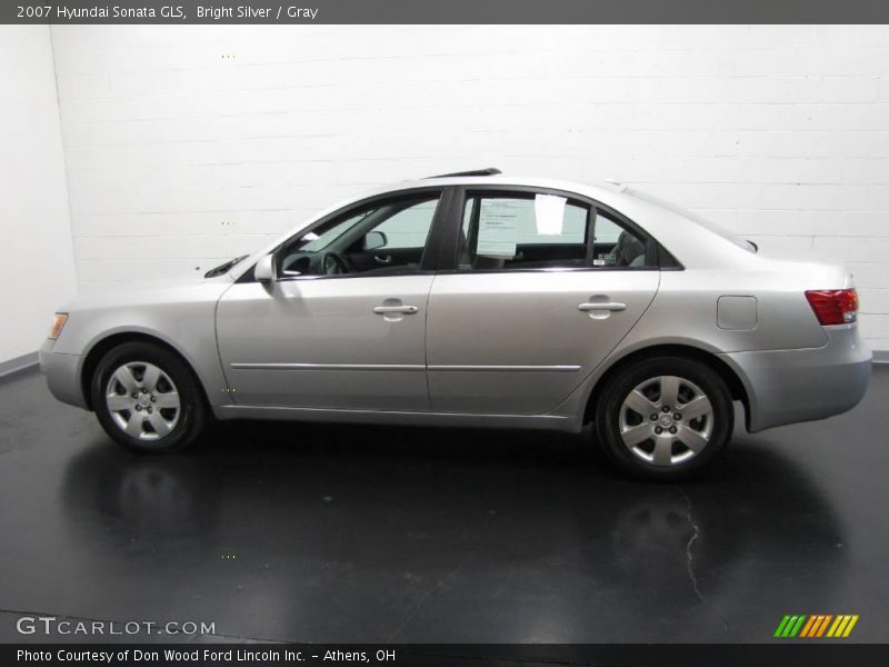 Bright Silver / Gray 2007 Hyundai Sonata GLS