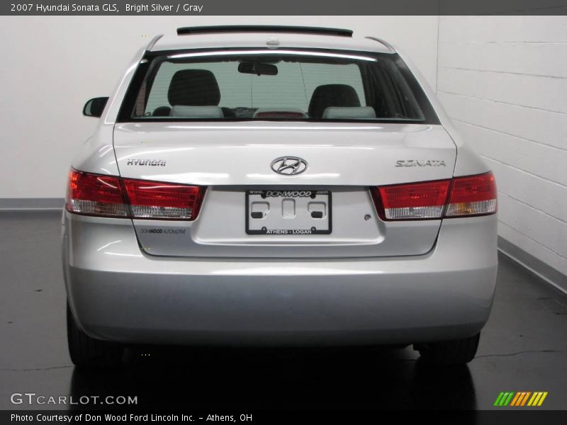 Bright Silver / Gray 2007 Hyundai Sonata GLS