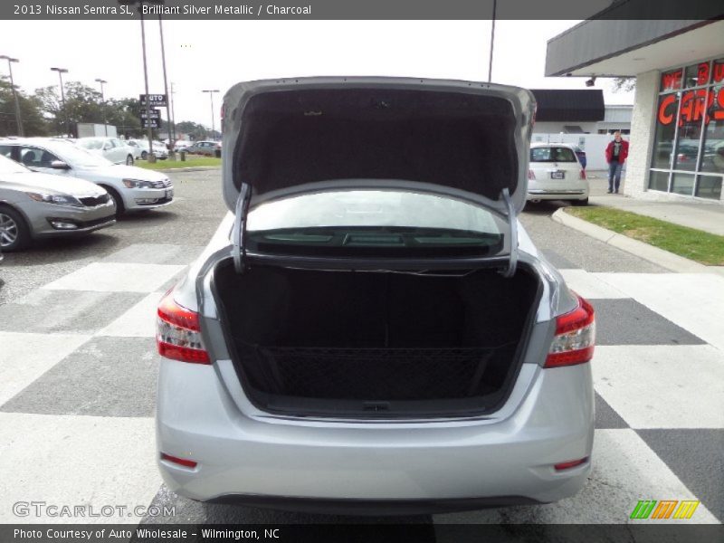 Brilliant Silver Metallic / Charcoal 2013 Nissan Sentra SL