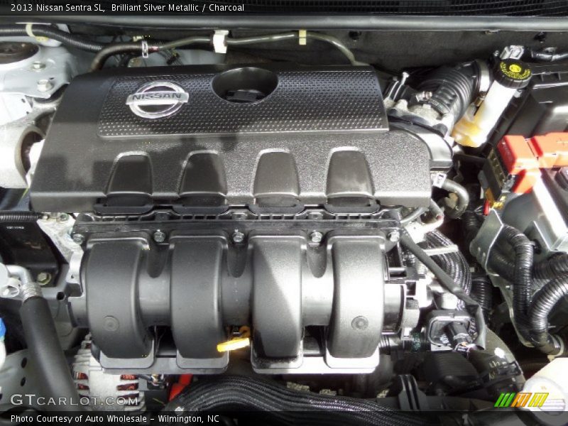 Brilliant Silver Metallic / Charcoal 2013 Nissan Sentra SL