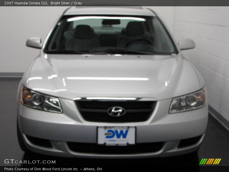 Bright Silver / Gray 2007 Hyundai Sonata GLS