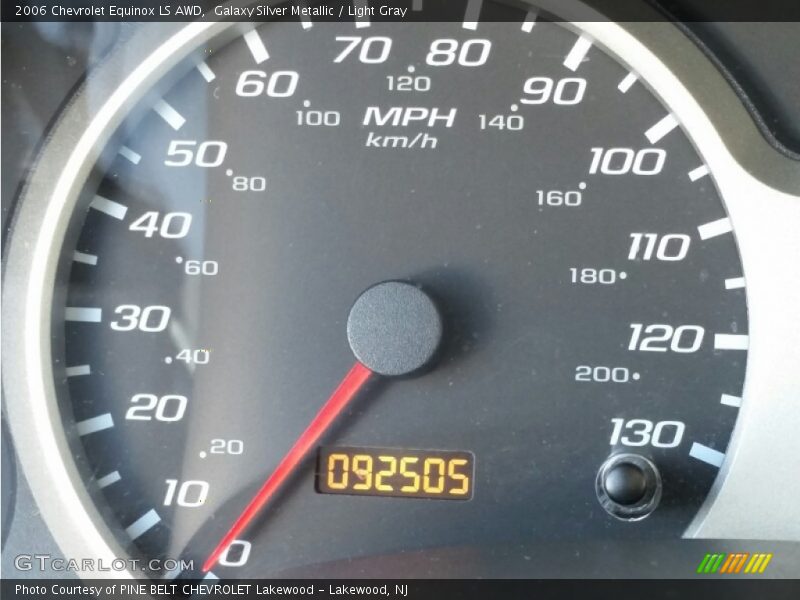 Galaxy Silver Metallic / Light Gray 2006 Chevrolet Equinox LS AWD