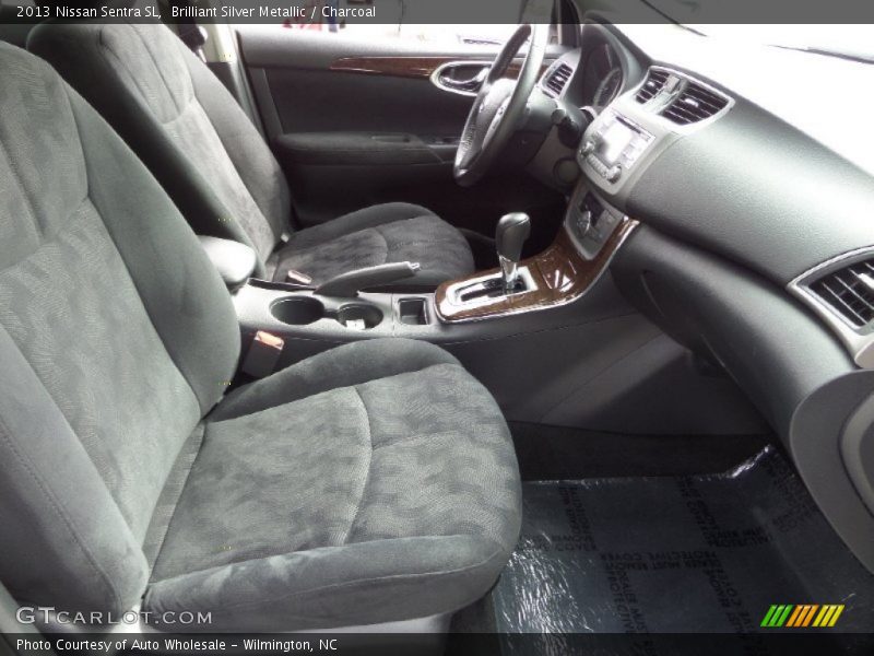 Brilliant Silver Metallic / Charcoal 2013 Nissan Sentra SL